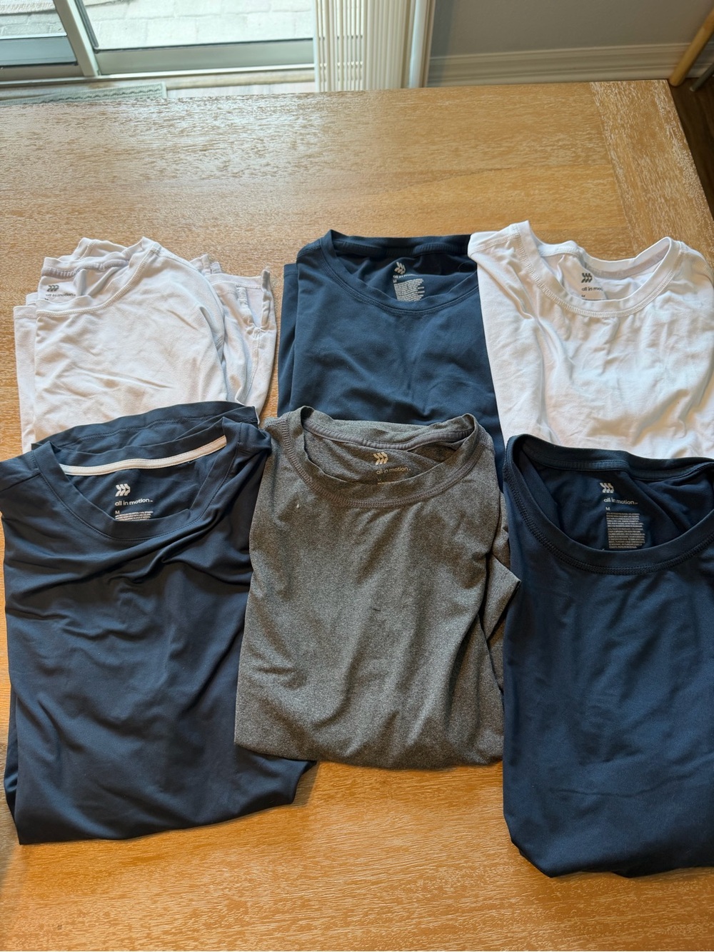 Bundle of 6 size medium men’s athletic shirts